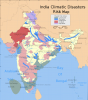 India, Climatic Disaster Map