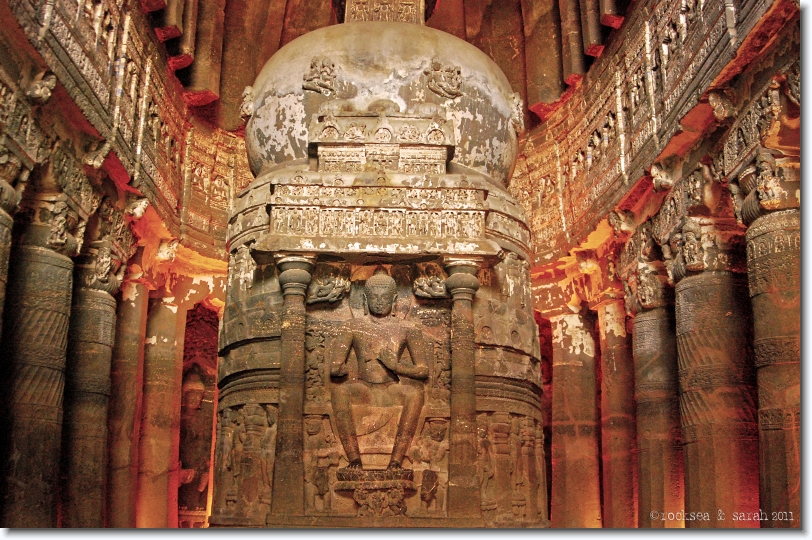 chaitya hall, ajanta caves number 26