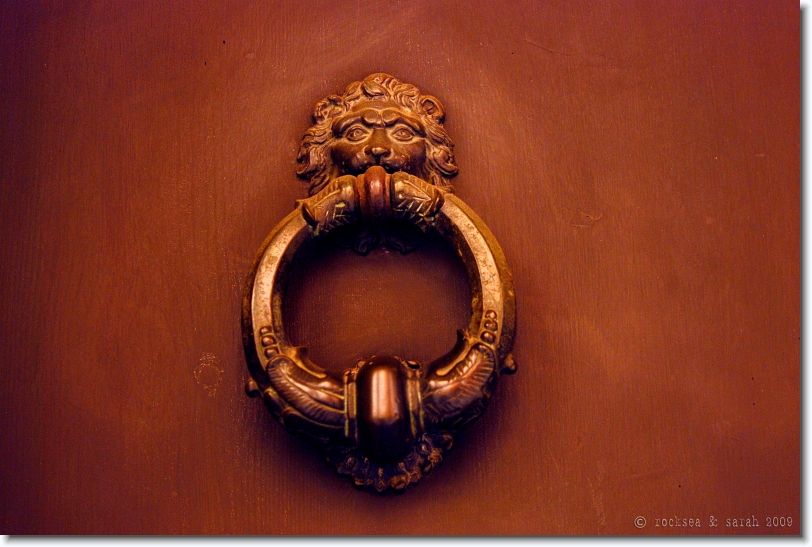 door knob, bologna, italy