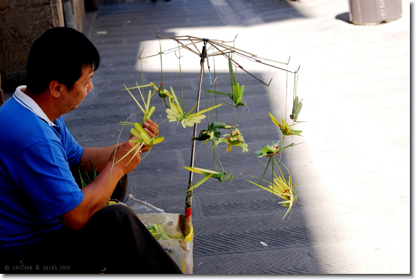 handicraft at Bologna, Italy