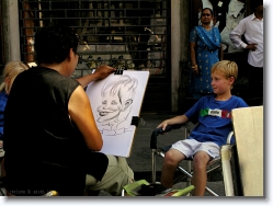 caricature at florence, italy