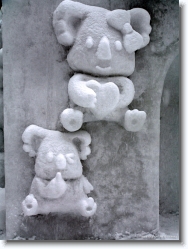 snow-festival-7 * koala at sapporo snow festival * 766 x 1024 * (372KB)